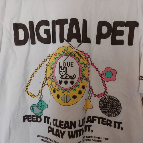 Pull & Bear oversized white T-shirt, size M
