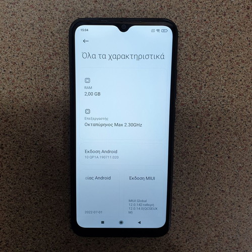 Redmi 9C NFC 32 GB smartphone used, black, Android, Dual SIM