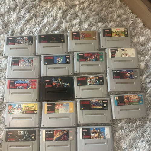 Super Nintendo Entertainment System (SNES) used console