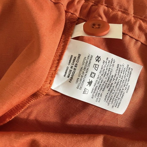 Nike oversized jacket new, orange, size S