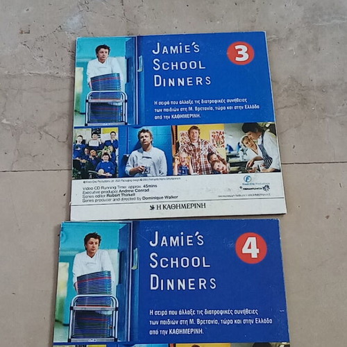 Jamie's School Dinners DVD pack of 2 like new