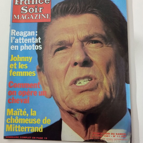 France Soir Magazine used, issue No 11394 April 1981