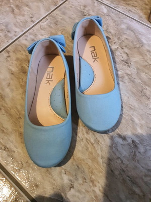 Nak children's ballerinas used, size 25, blue
