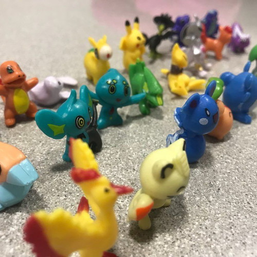 Set of 24 Pokemon collectible mini PVC figures 2-3cm