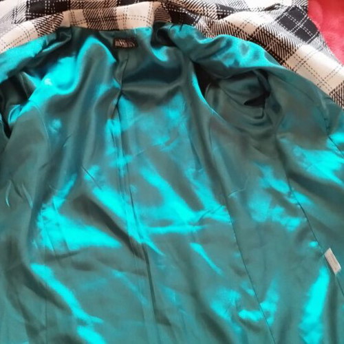 Benissimo women's long jacket like new, black and white