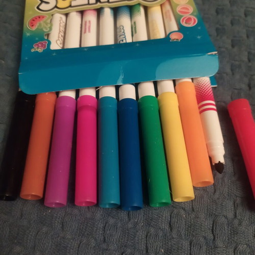 Scentos Fine Line Markers new set of 10 scented