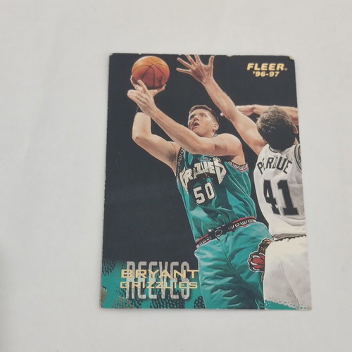 NBA 96-97 Bryant Reeves collectible card, very good condition
