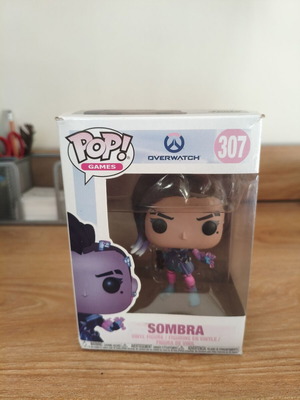 Funko Pop Overwatch Sombra 307 used with worn box