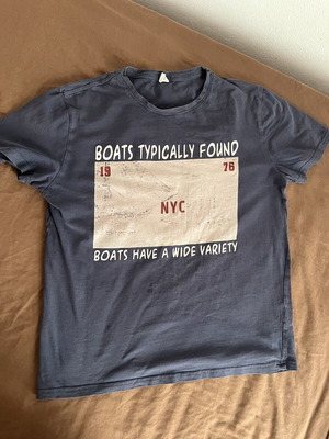 T-shirt men's blue size L used