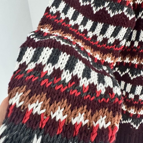 Bianco Lucci oversized knit sweater one size like new