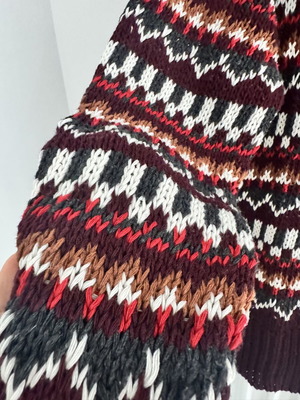 Bianco Lucci oversized knit sweater one size like new