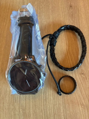 Watch new with free bracelet and ring
