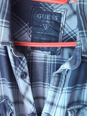 Guess winter shirt like new, size M