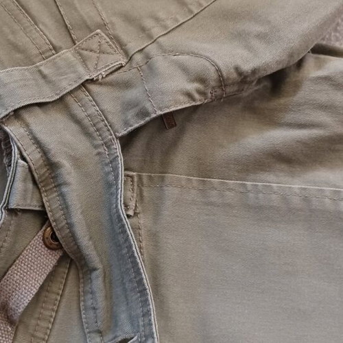 Pull&Bear women's flare pants like new, size Small, khaki
