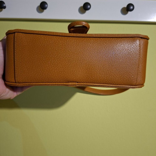 Vintage Y2K shoulder bag tan camel NKI brand new