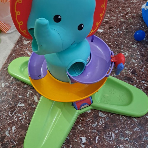 Fisher-Price Silly Safari Swirlin' Surprise Elephant toy used, model DGT87
