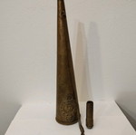 Antique Ontario Regiment horn used, brass from 1940s-1950s