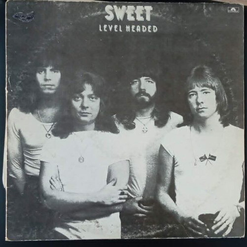 Sweet LP Level Headed used, UK glam rock Greek press
