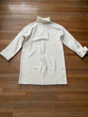 Φόρεμα μάλλινο εκρού με ζιβάγκο Funky Buddha σαν καινούργιο, μέγεθος L-XL