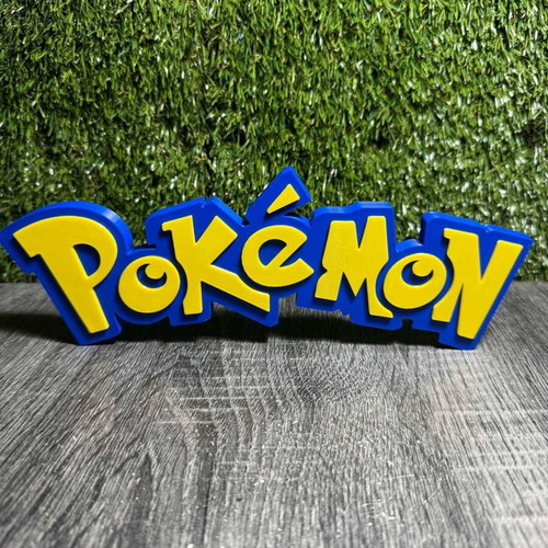 Pokemon διακοσμητικό logo 3d print καινούργιο
