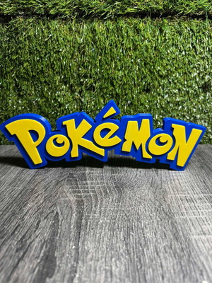 Pokemon διακοσμητικό logo 3d print καινούργιο