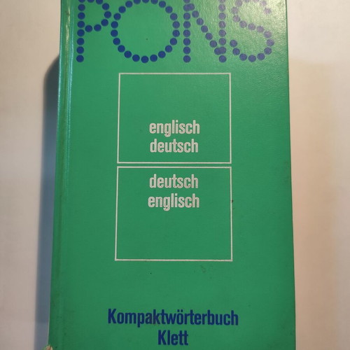 Pons Englisch Deutsch & Deutsch Englisch dictionary used