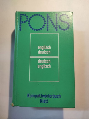 Pons Englisch Deutsch & Deutsch Englisch dictionary used