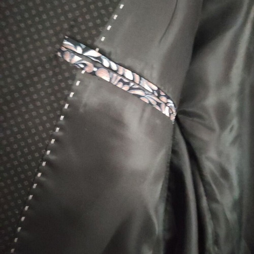 Sollolono Italian men's jacket new, size 44, black