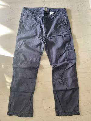 L.O.G.G. H&M men's cargo pants gray used, size 44