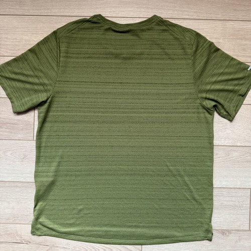 Nike Dri-FIT Miler running t-shirt, men's M, olive green
