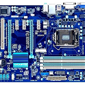 Motherboard Μητρική πλακέτα gigabyte GA-B75-D3V   KAI  Intel Core i3 3220  Επεξεργαστη
