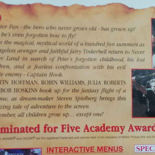 DVD Capten Hook 2000 like new with subtitles