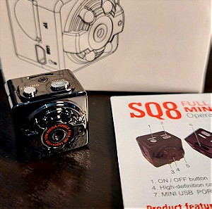 SQ8 Κρυφή Κάμερα 1080p με Υποδοχή για Κάρτα Μνήμης και Ανιχνευτή Κίνησης