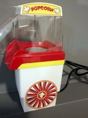 Ηλεκτρική μηχανή παρασκευής ποπ κορν 1200W καινούργια