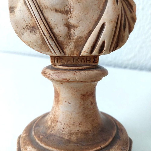 Decorative Pericles Bust statue with patina like new