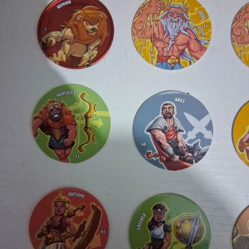 Chipicao Hercules 2021 caps set of 15 with stickers, new