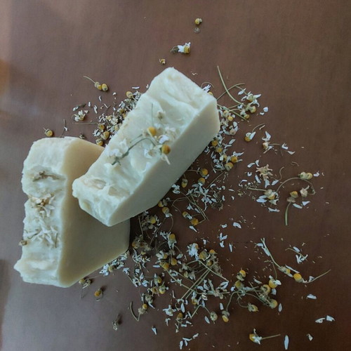 Handmade soap with chamomile and oats 110-120gr new