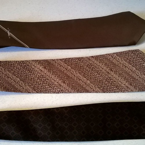 Silk ties used, pack of 3, excellent condition