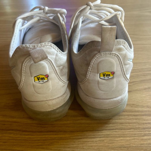 Nike Vapormax Plus used, white, size 45.5
