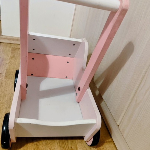 Playtive Wooden Doll Stroller vintage style, like new