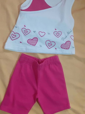Baby summer set 2 pieces for girl 6-12 months new