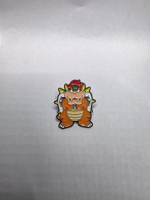 Bowser pin Super Mario new metal enamel accessory