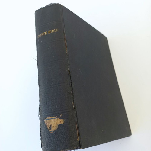 La Sainte Bible book used, French edition 1930