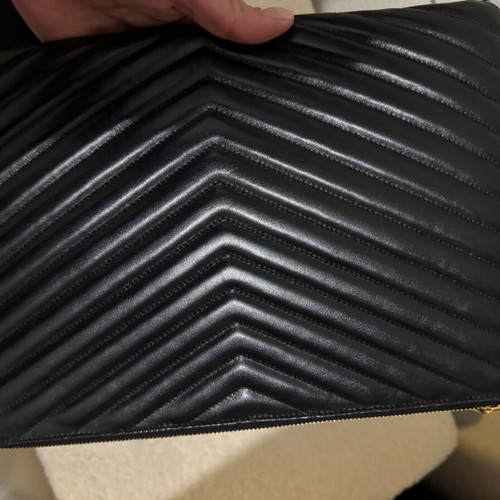 Ysl large envelope bag like new, black handbag