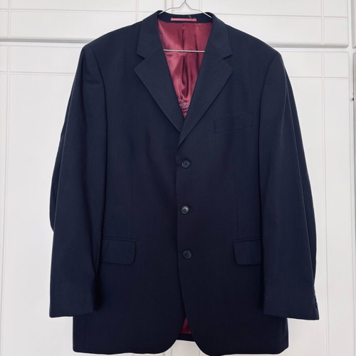GANT suit dark blue 100% wool size 50 like new