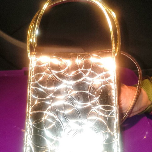 Mac Collection crossbody bag gold new