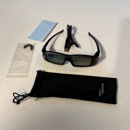 Active 3D glasses Optoma like new, compatible with DLP projectors