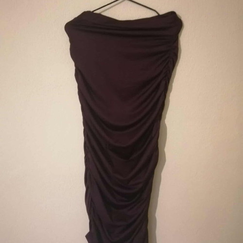 Eggplant maxi skirt Shein like new, size M