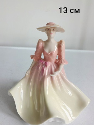 Coalport May Ball Lady Figurine 1990, like new, fine bone china