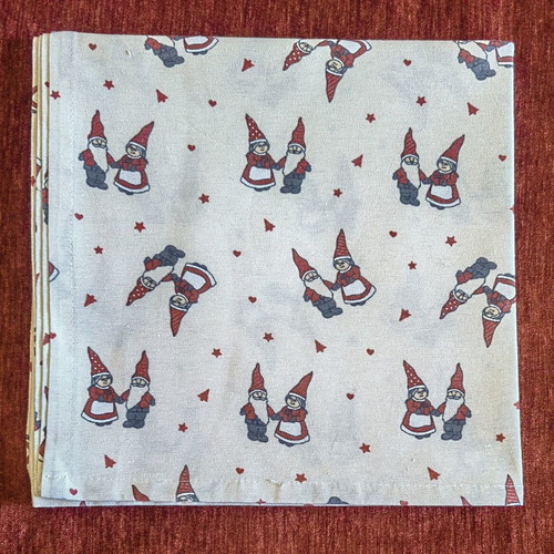 Christmas tablecloth 1.20 m x 1.20 m